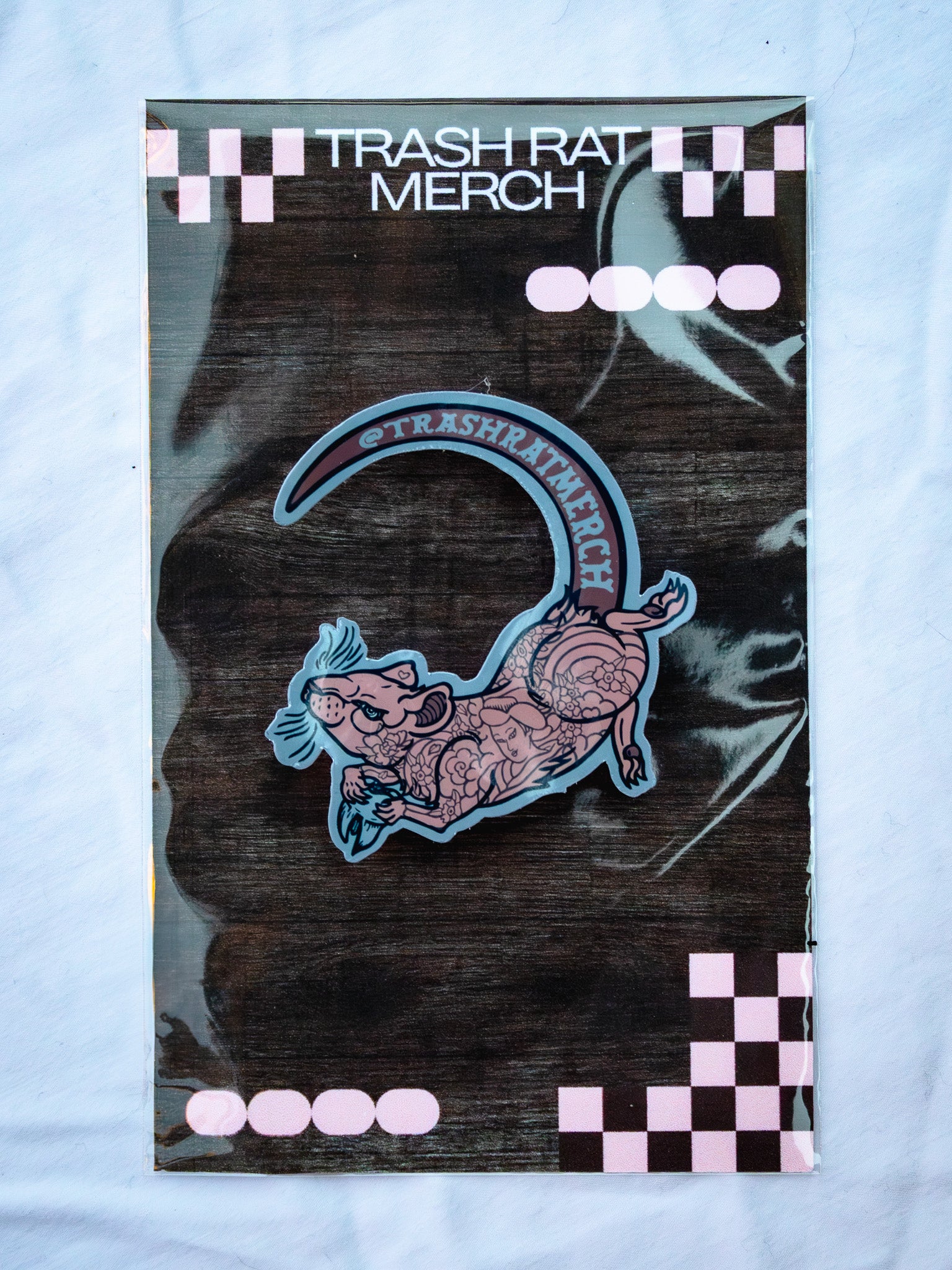 Tattooed Trash Rat Sticker