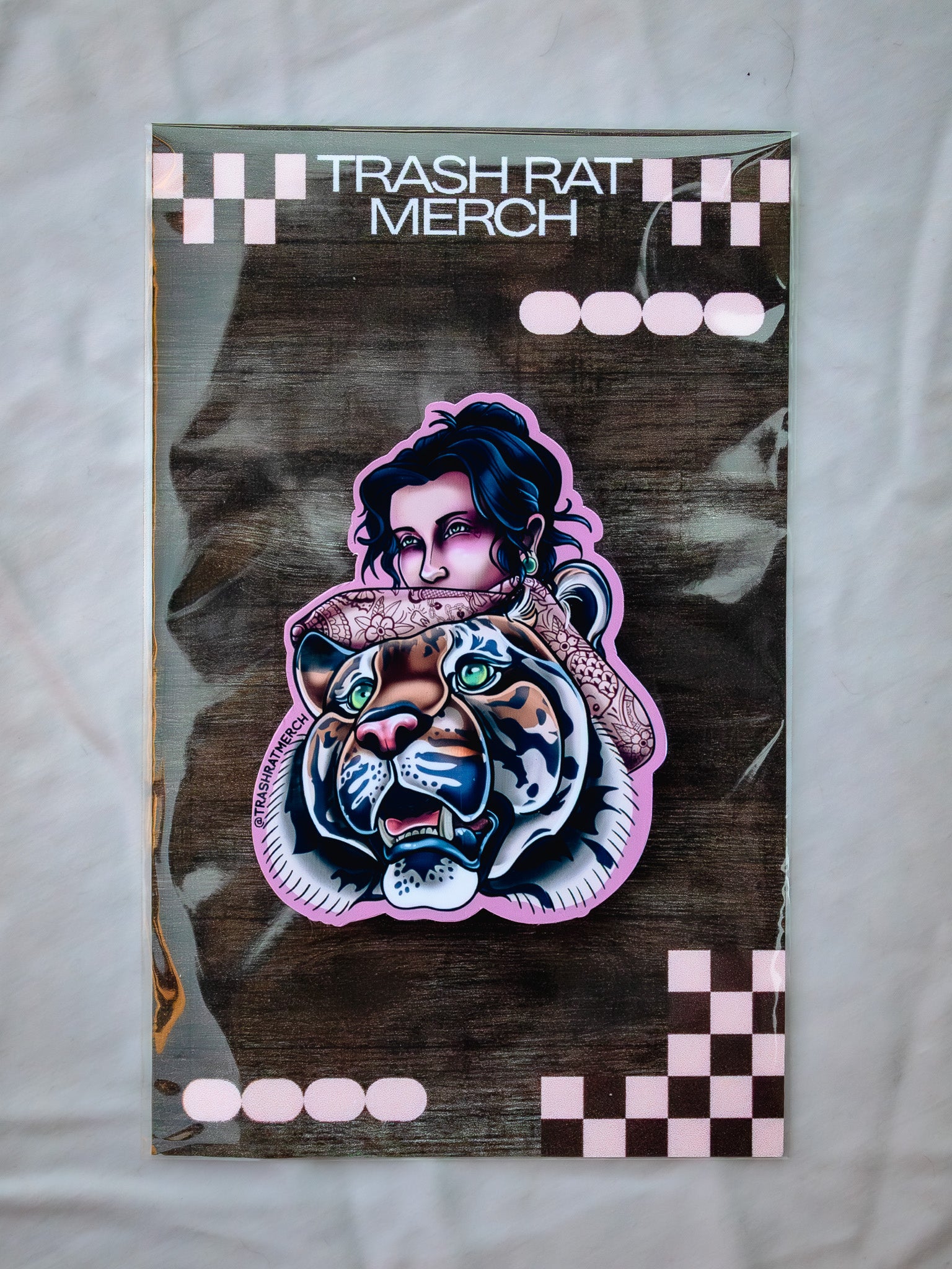 Tiger Girl Sticker