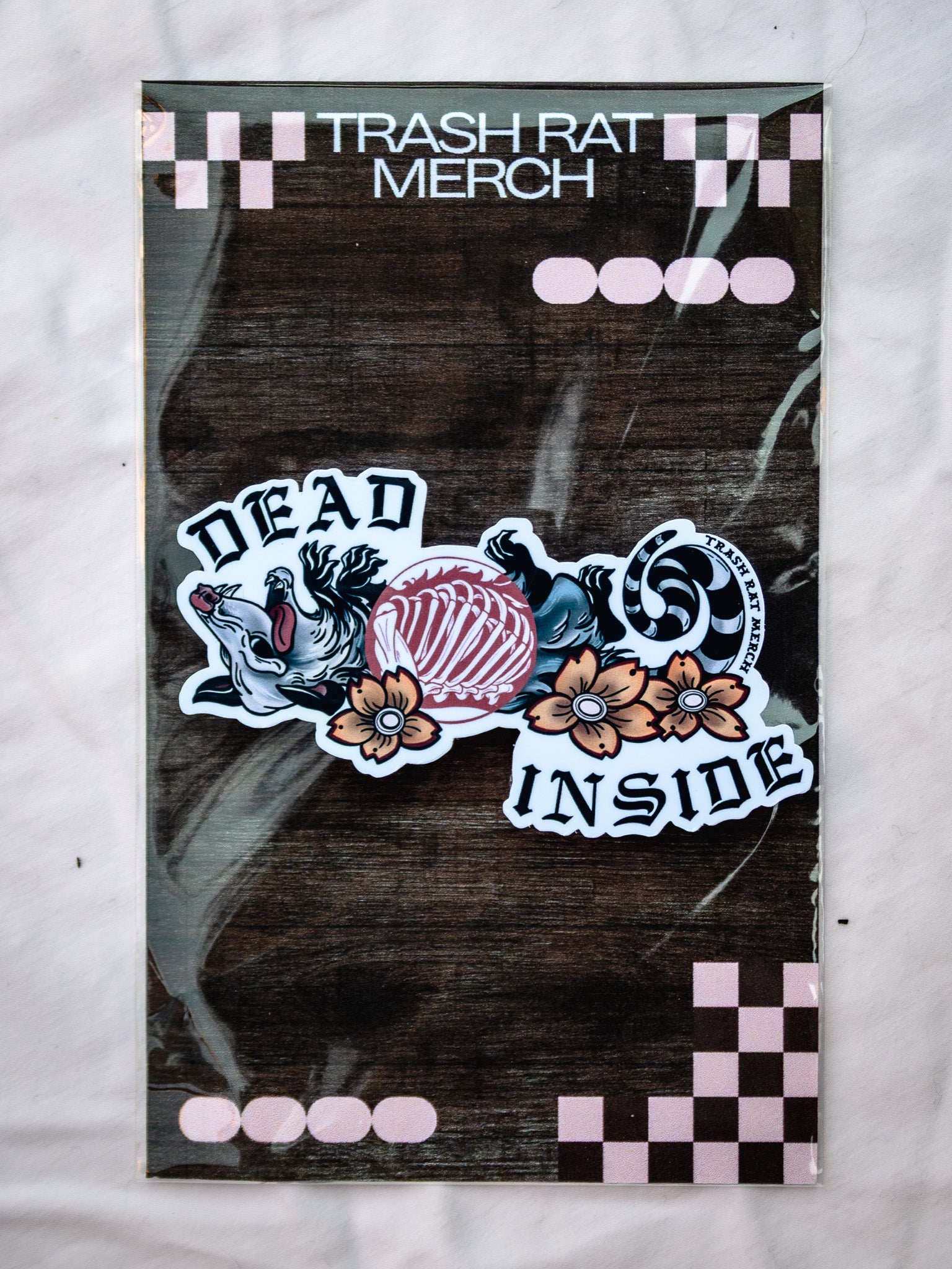 Dead Inside Possum Sticker
