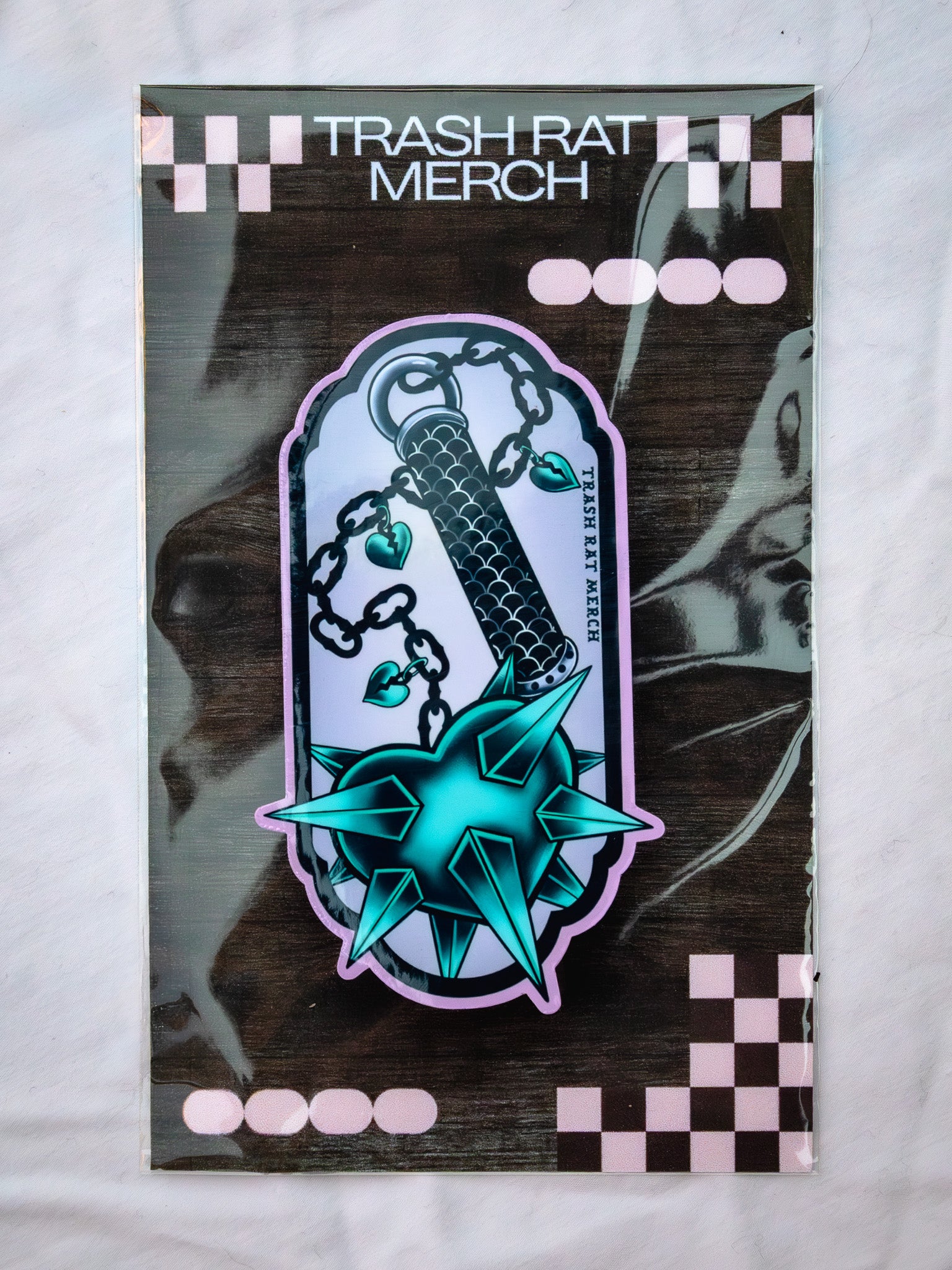 Heart Flail Sticker