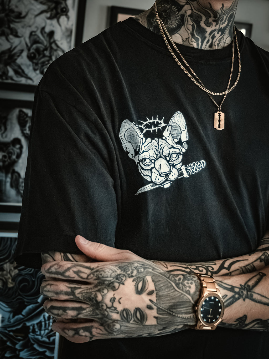 tattoos suck x trash rat merch collab