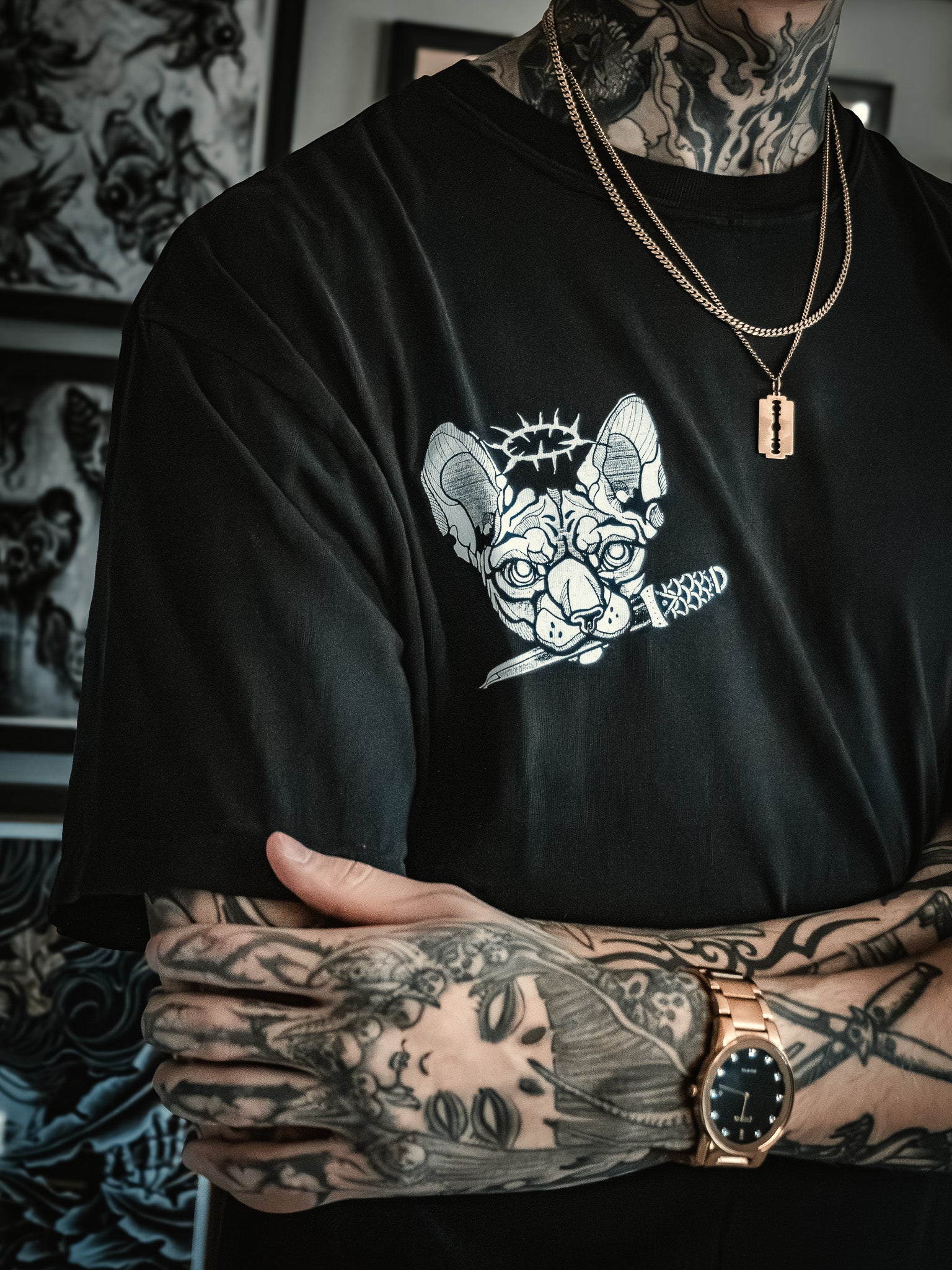 tattoos suck x trash rat merch collab