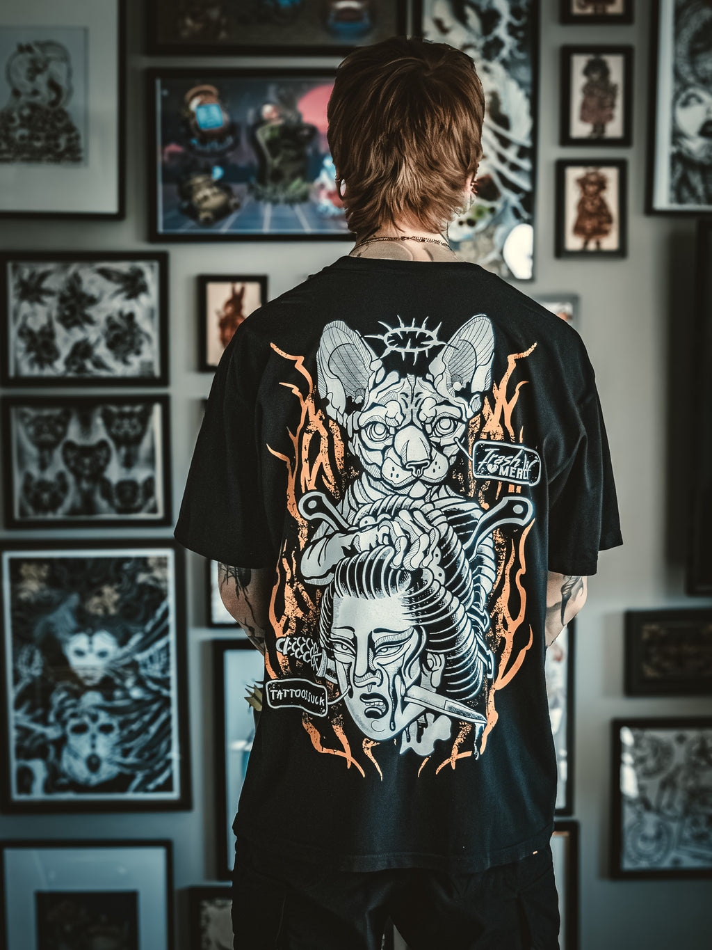 tattoos suck x trash rat merch collab