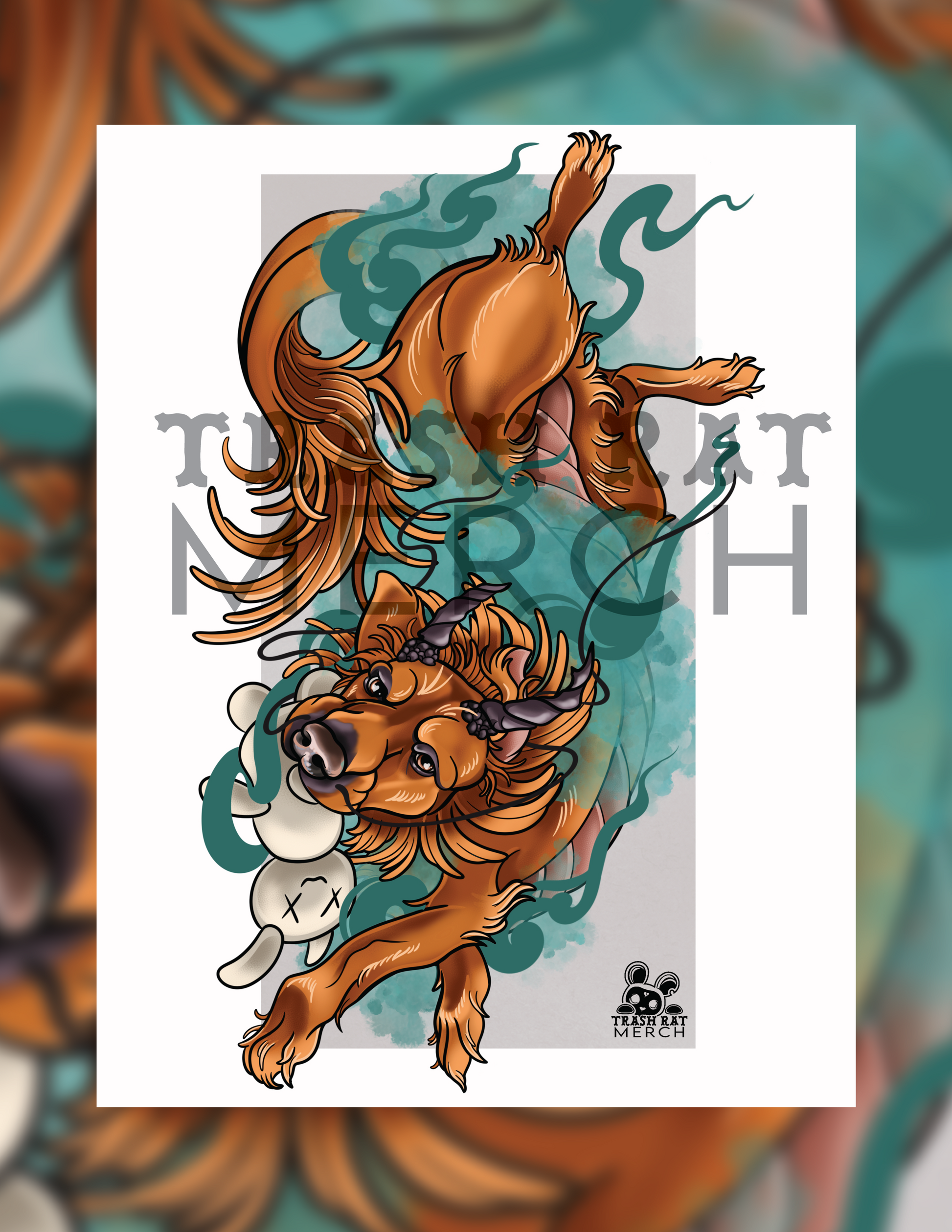 Jingo Dragon Art Print