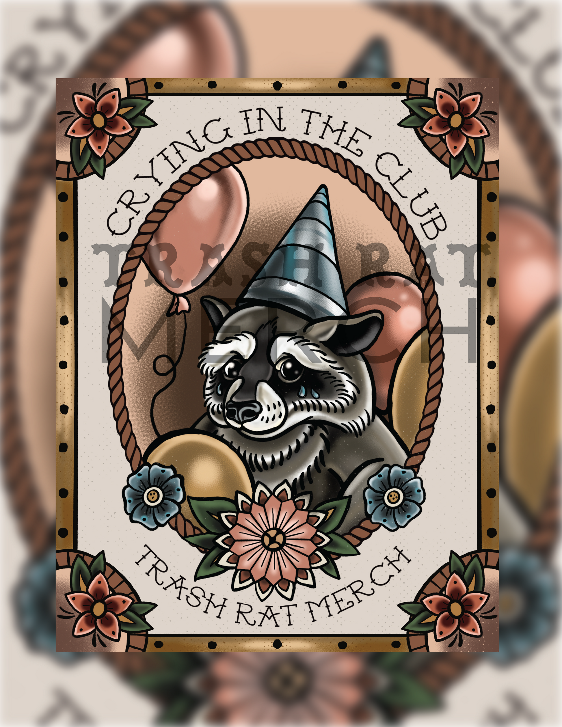 Crying in the Club Racoon