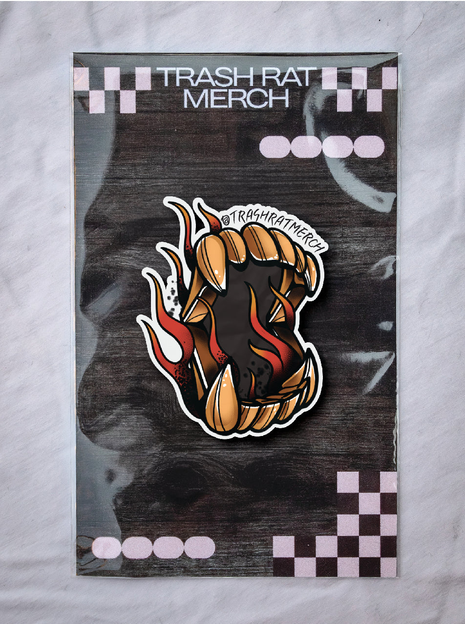 Fangs Sticker