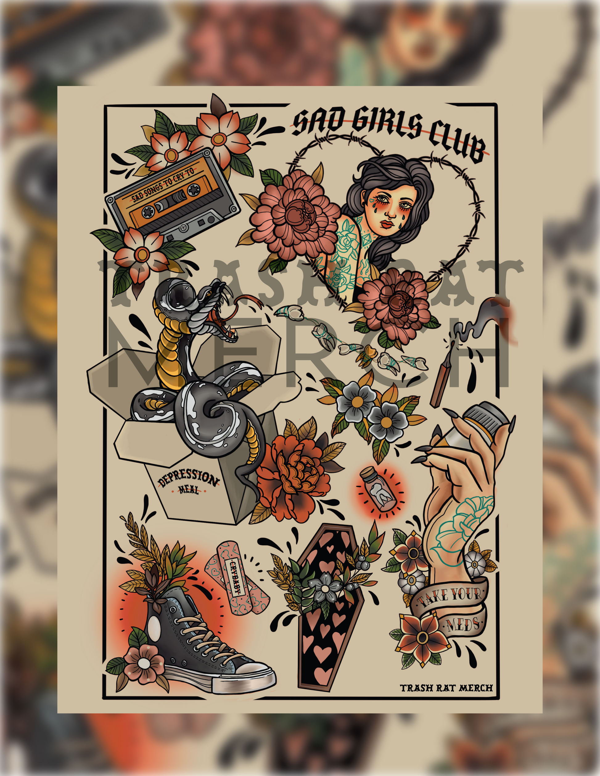 Sad Girls Club Flash Sheet