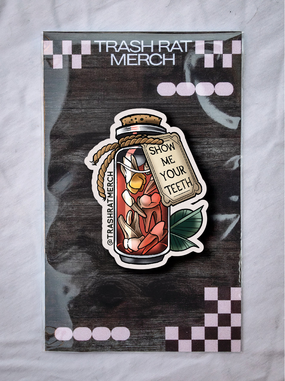 Show Me Your Teeth Sticker