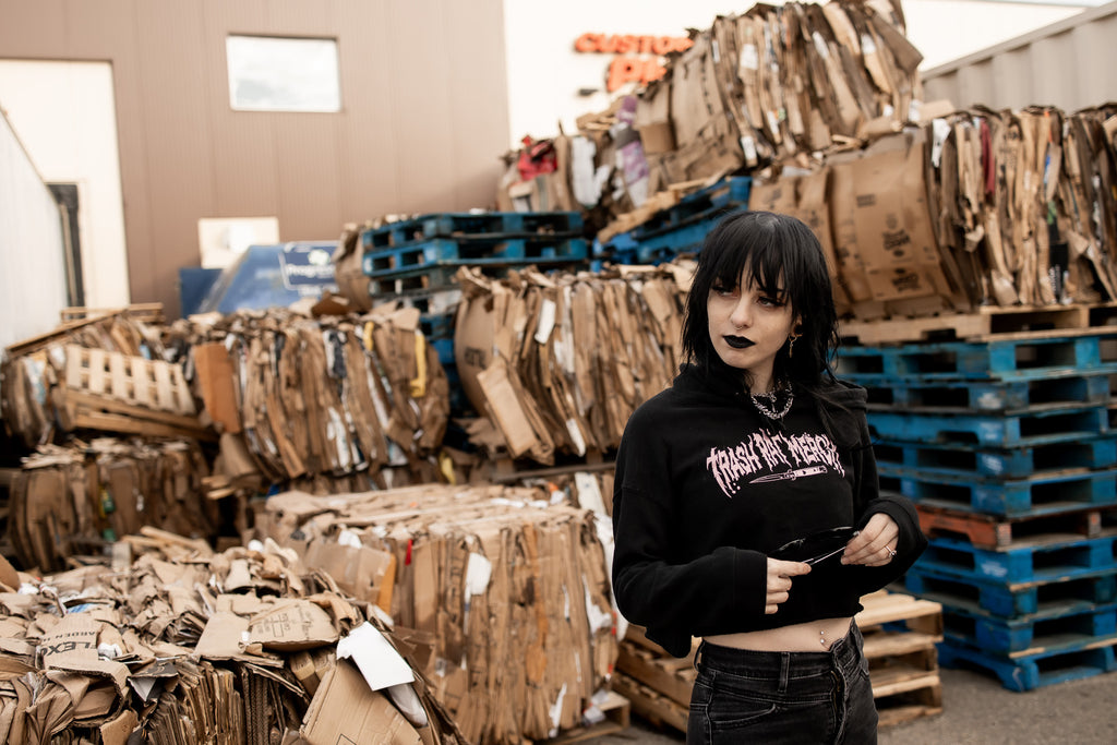 Cropped Knife Hoodie