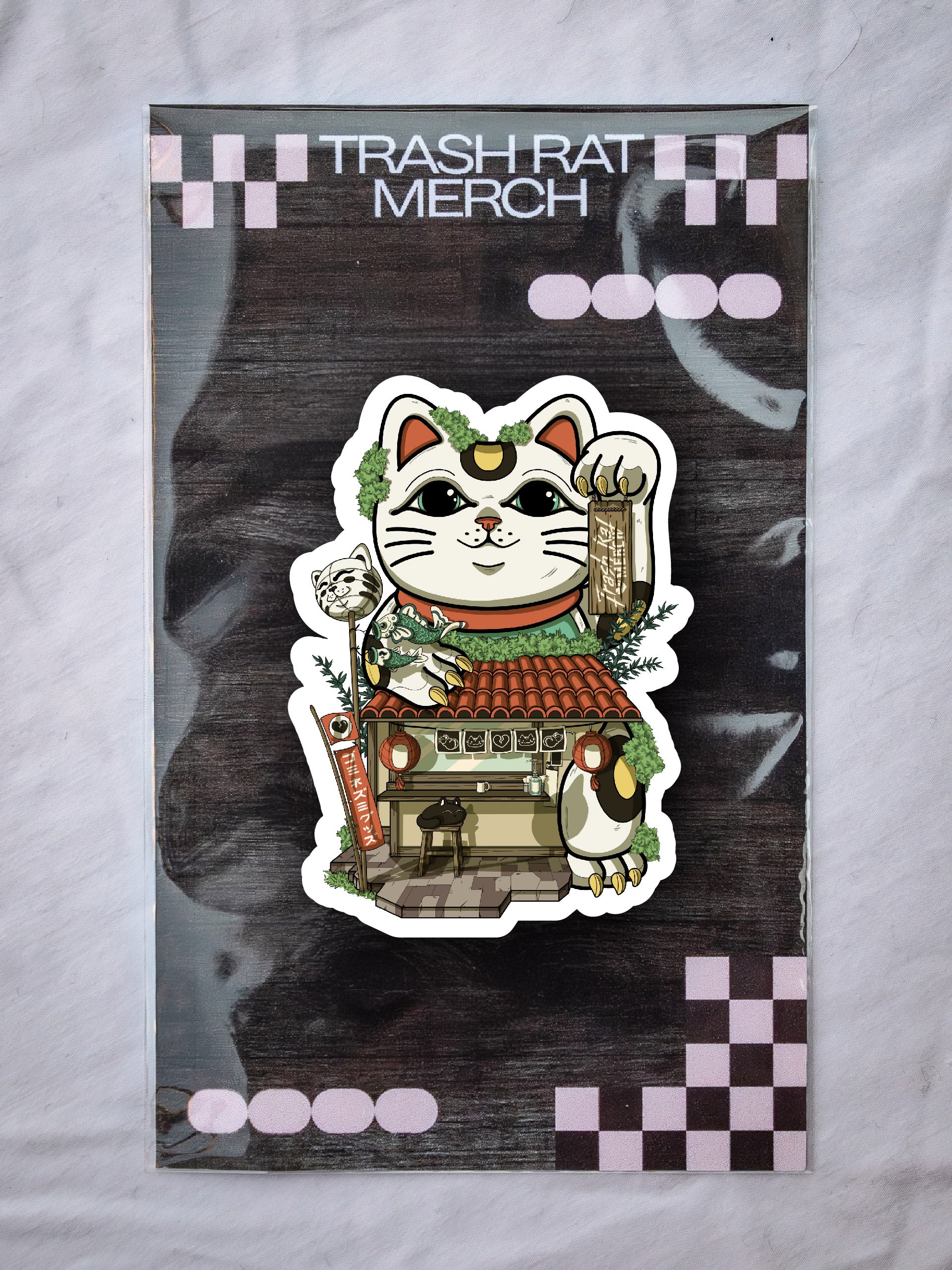 Cat Cafe Sticker