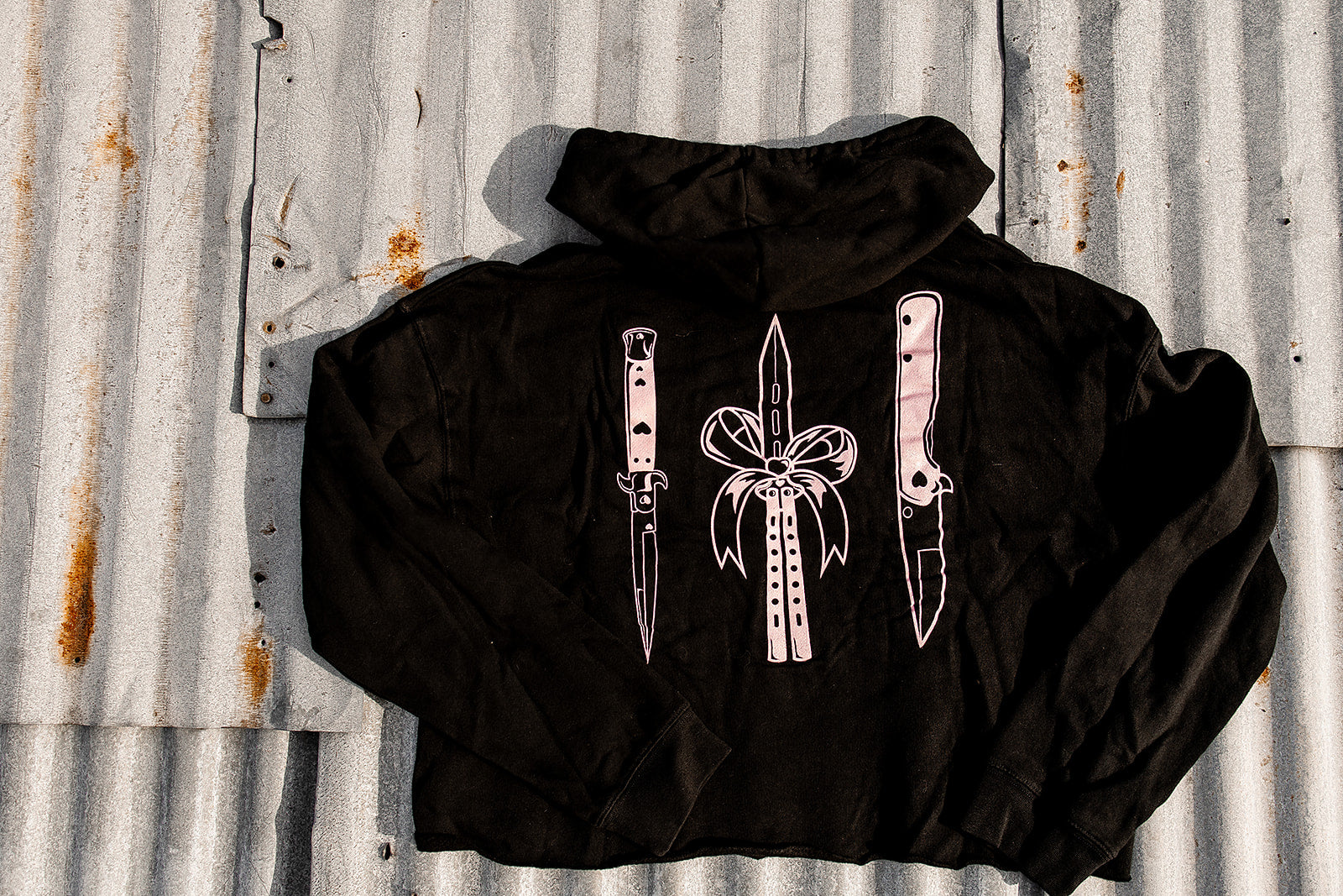 Cropped Knife Hoodie