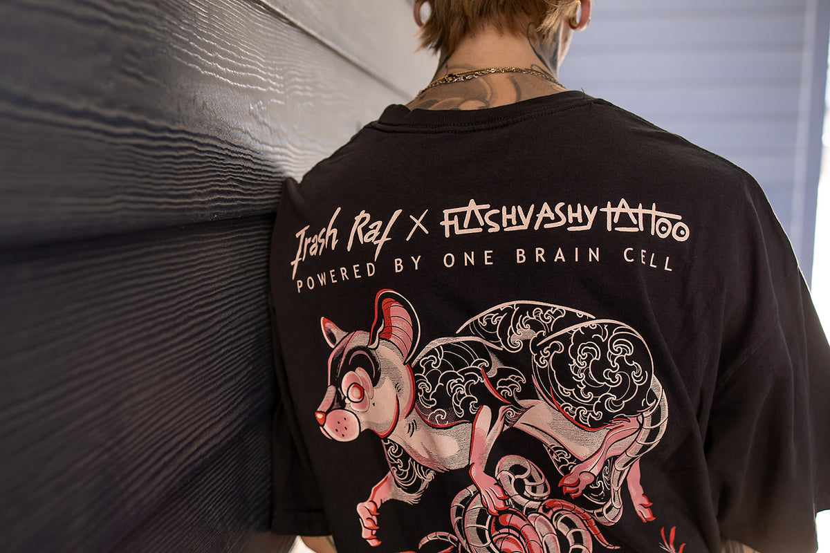 Flashy Ashy Tattoo X Trash Rat Collab